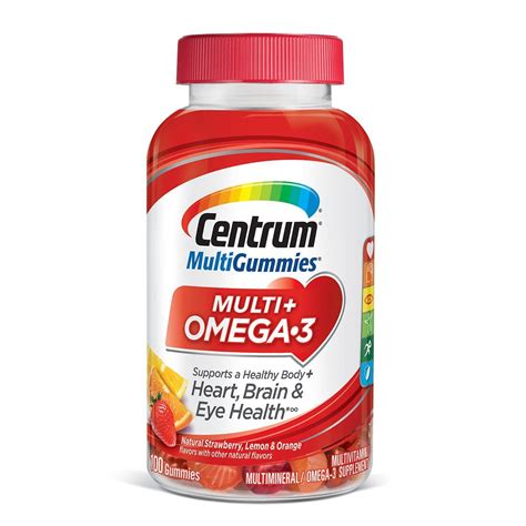 centrum multivitamin with omega 3.